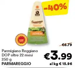 Unes Parmigiano reggiano dop oltre 22 mesi parmareggio offerta