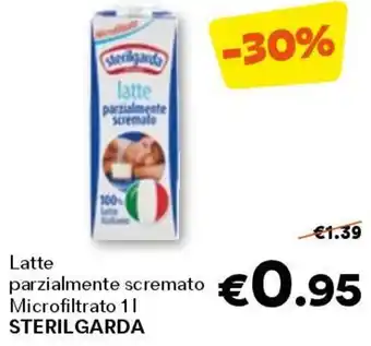 Unes Latte parzialmente scremato  sterilgarda offerta