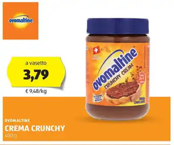 ALDI Ovomaltine crema crunchy offerta