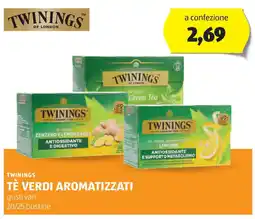 ALDI Twinings tè verdi aromatizzati offerta