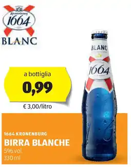 ALDI 1664 kronenburg birra blanche offerta