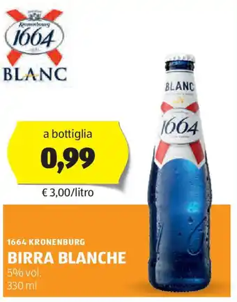 ALDI 1664 kronenburg birra blanche offerta