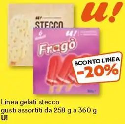 Unes Linea gelati stecco offerta