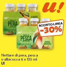 Unes Nettare di pera, pesca o albicocca U! offerta