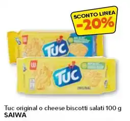 Unes Tuc original o cheese biscotti salati SAIWA offerta