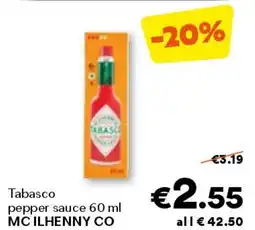 Unes Tabasco pepper sauce MC ILHENNY CO offerta