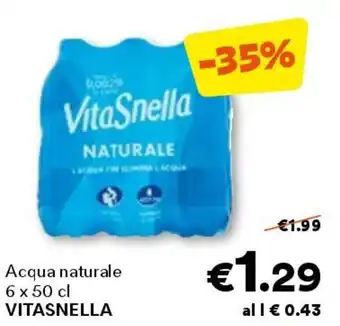 Unes Acqua minerale VITASNELLA offerta