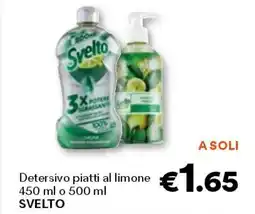 Unes Detersivo piatti al limone SVELTO offerta