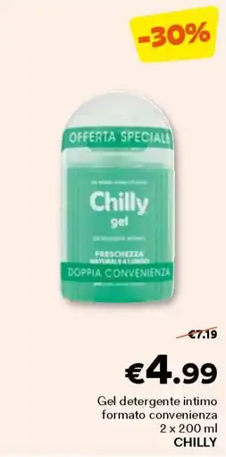 Unes Gel detergente intimo formato convenienza CHILLY offerta