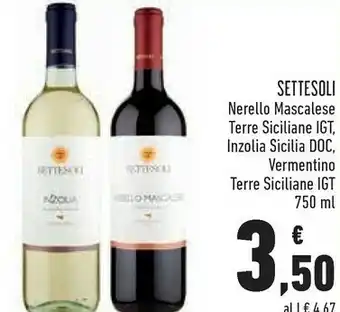 Conad Superstore Inzolia sicilia doc 750 g(ml) offerta