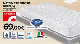 Ipercoop Materasso euforia CHIMERA offerta