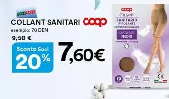 Ipercoop Collant sanitari coop offerta