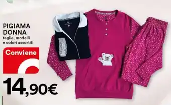 Ipercoop Pigiama donna offerta