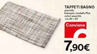 Ipercoop Tappeti bagno offerta