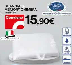 Ipercoop GUANCIALE MEMORY CHIMERA cm 50 x 80 offerta