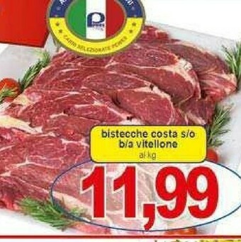 Pewex Bistecche costa vitellone offerta