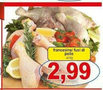 Pewex Francesine fusi di pollo offerta