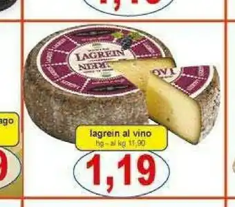 Pewex Lagrein al vino offerta