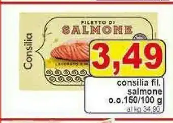 Pewex Consilia - filetto di salmone al naturale 150 g(ml) offerta