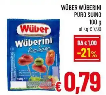 A&O Wüber wüberini puro suino offerta