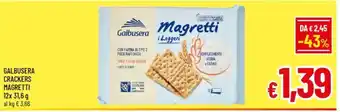 A&O Galbusera crackers magretti offerta