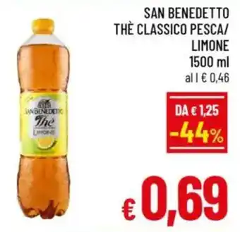 A&O San benedetto the classico pesca/ limone offerta