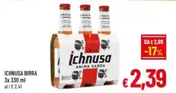 A&O Ichnusa birra offerta