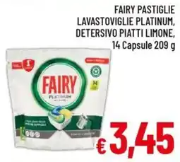 A&O Fairy pastiglie lavastoviglie platinum, detersivo piatti limone, 14 capsule offerta