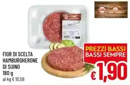 A&O Fior di scelta hamburgherone di suino 180 g offerta