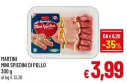 A&O Martini mini spiedini di pollo offerta