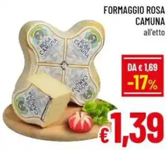 A&O Formaggio rosa camuna all'etto offerta