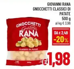 A&O Giovanni rana gnocchetti classici di patate offerta