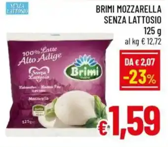 A&O Brimi mozzarella senza lattosio offerta