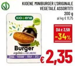 A&O Kioene miniburger l'originale vegetale assortiti offerta