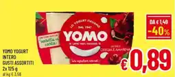 A&O Yomo yogurt intero gusti assortiti offerta