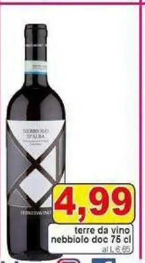 Pewex Terre di vino - nebbiolo d'alba 750 g(ml) offerta