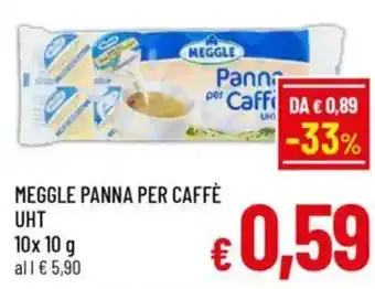 A&O Meggle panna per caffè uht offerta