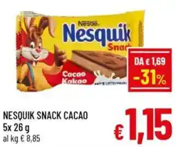 A&O Nesquik snack cacao offerta