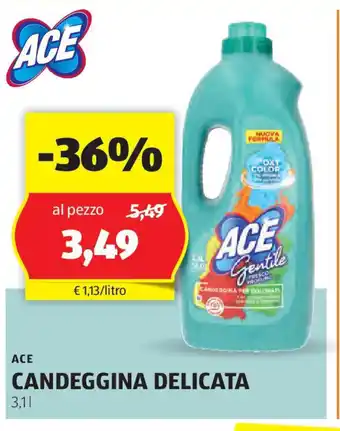 ALDI Ace candeggina delicata offerta