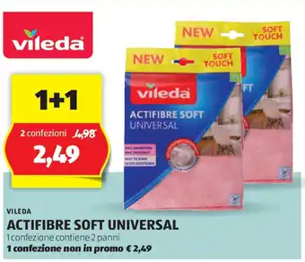 ALDI Vileda actifibre soft universal offerta