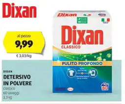 ALDI Dixan detersivo in polvere offerta