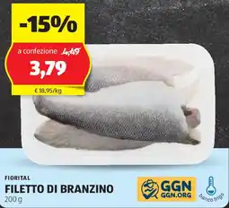 ALDI Fiorital filetto di branzino offerta