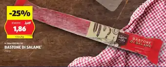 ALDI Il tagliere del re bastone di salame offerta