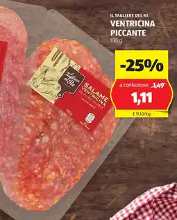 ALDI Il tagliere del re ventricina piccante offerta