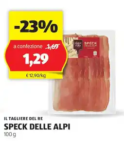 ALDI Il tagliere del re speck delle alpi offerta