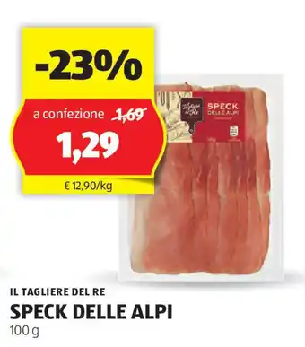 ALDI Il tagliere del re speck delle alpi offerta