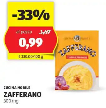 ALDI Cucina nobile zafferano offerta