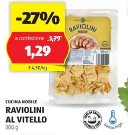 ALDI Cucina nobile raviolini al vitello offerta