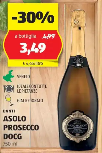 ALDI Danti asolo prosecco docg offerta