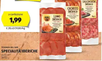 ALDI Tesoros del sur specialità iberiche offerta